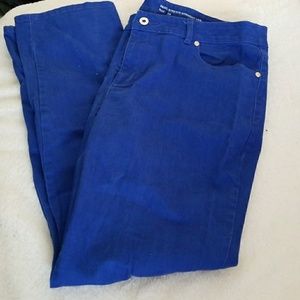 Stretch straight leg jeans